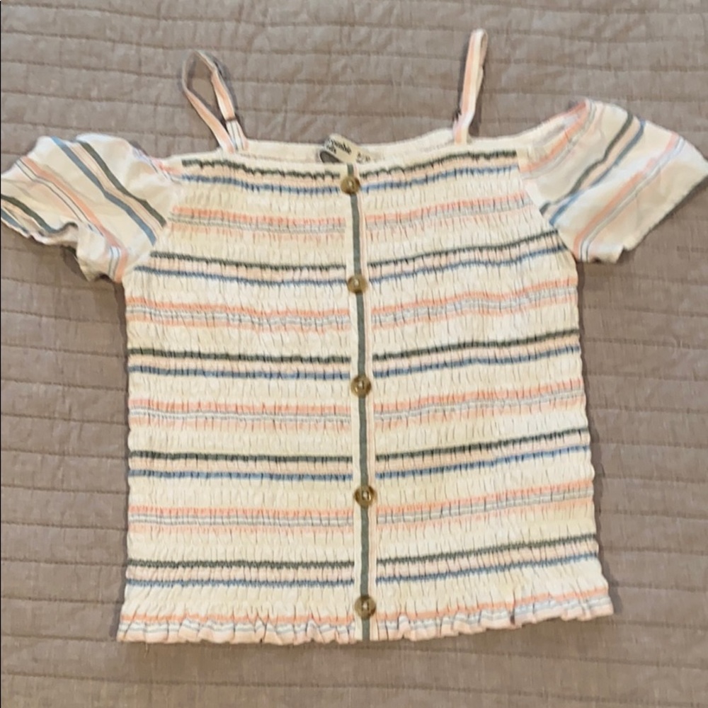 Like New Abercrombie Kids Smocked Summer Top